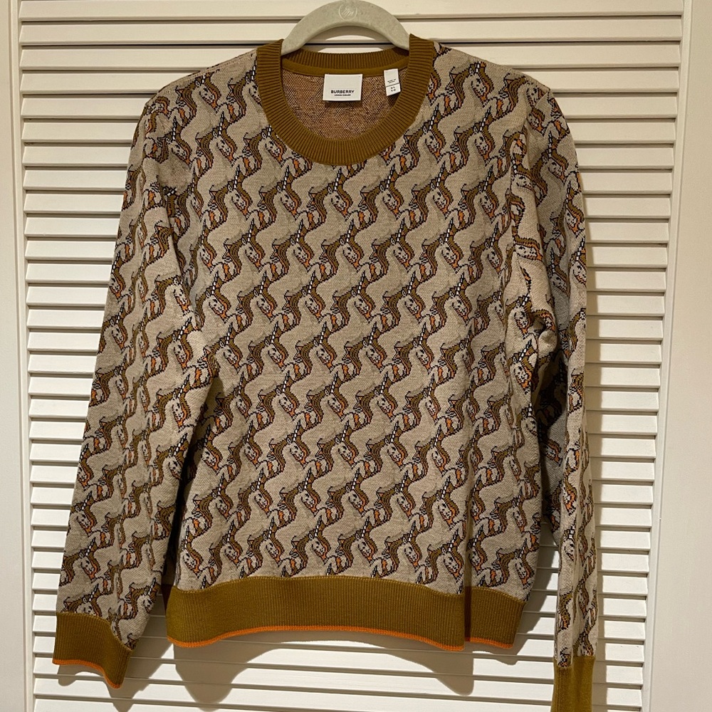 Burberry Unicorn Jacquard Sweater